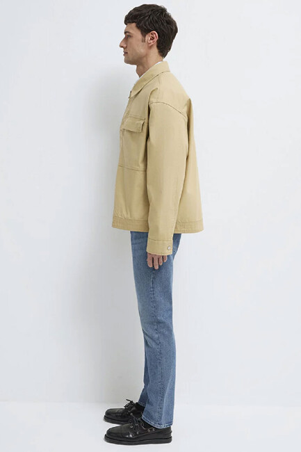 Erkek Çok Cepli Gömlek 0211872-70204 Bej (3)