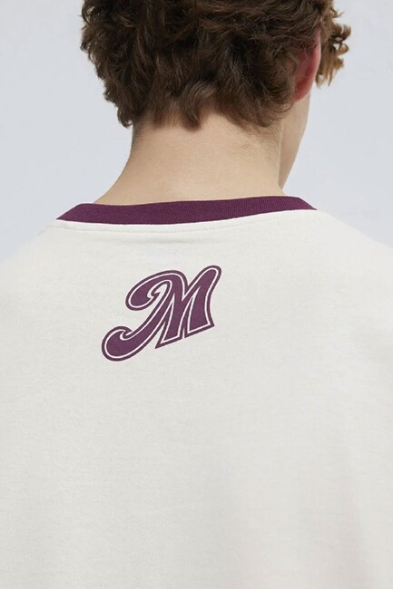 Erkek Copenhagen Baskılı Tişört 0613172-70056 Ekru - Thumbnail