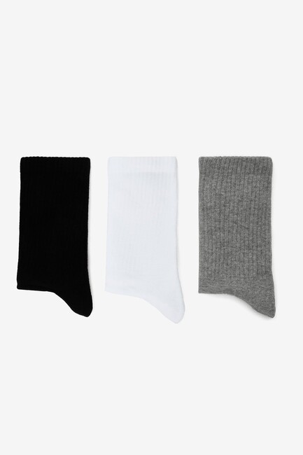 Erkek Crew Cut Çorap S192135-900 Siyah (2)
