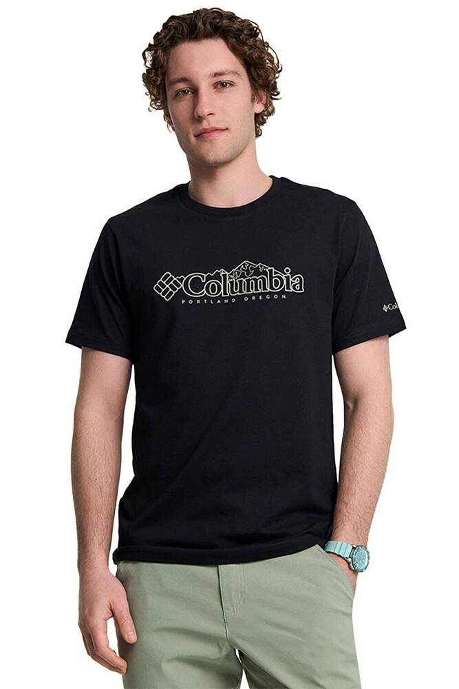 Erkek Csc Branded Peaks Tişört 9110861010 Siyah 