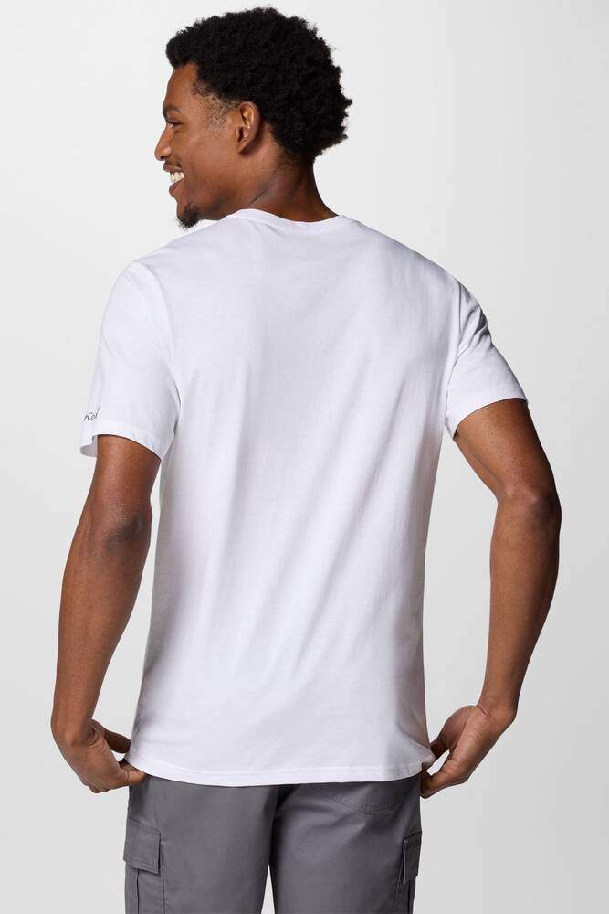 Erkek Csc Heavenly Stacked Tişört 9110851100 Beyaz 