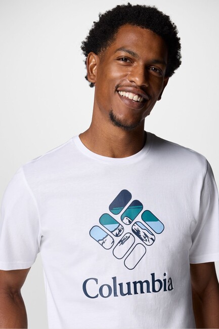 Erkek Csc Heavenly Stacked Tişört 9110851100 Beyaz - Thumbnail