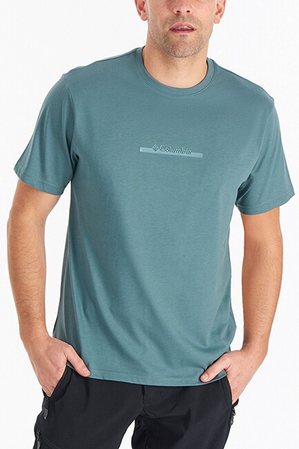 Erkek Csc Split Graphic Tişört 9120180346 Yeşil (2)