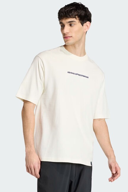 Erkek Ddl Hıke Tişört KB4899 Beyaz (1)