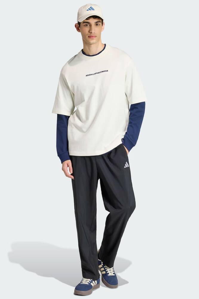 Erkek Ddl Hıke Tişört KB4899 Beyaz 