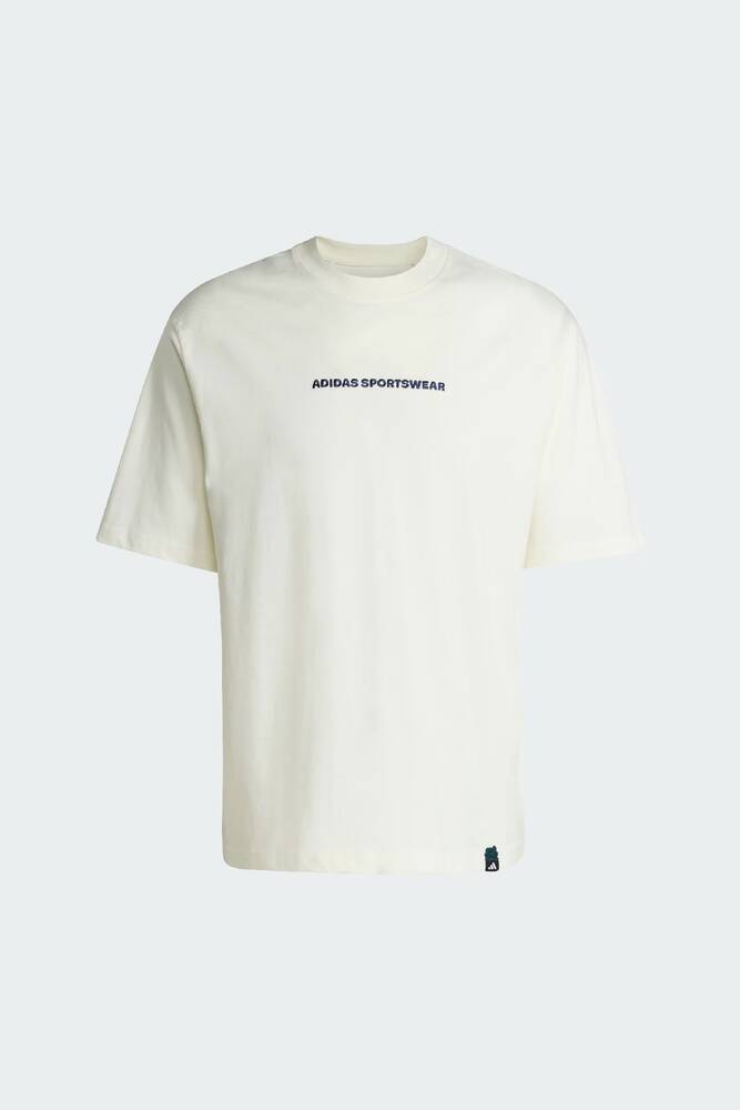 Erkek Ddl Hıke Tişört KB4899 Beyaz 