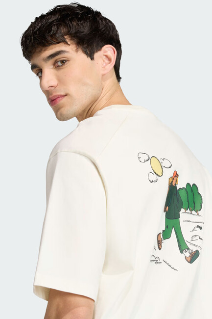 Erkek Ddl Hıke Tişört KB4899 Beyaz - Thumbnail