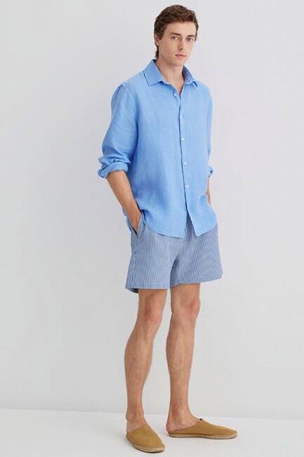 Erkek Deniz Şortu 0912104-86798 Mavi (2)