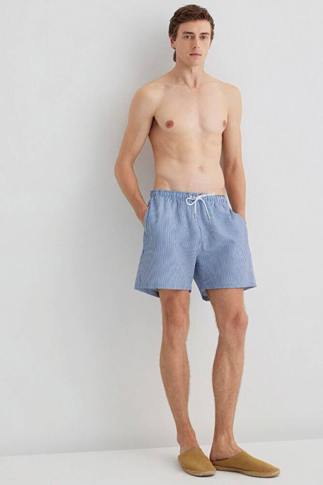 Erkek Deniz Şortu 0912104-86798 Mavi 