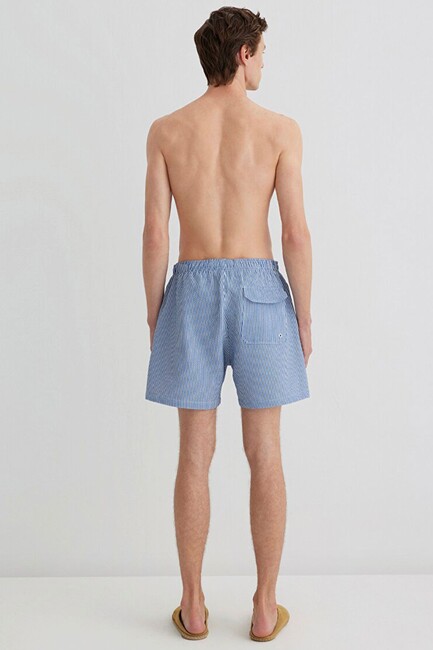 Erkek Deniz Şortu 0912104-86798 Mavi - Thumbnail