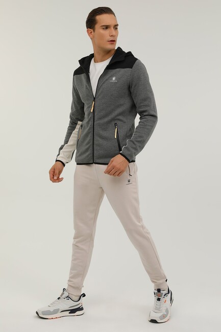 Erkek Denver Clrbl Full Zıp Sweat 101176351 Gri (3)