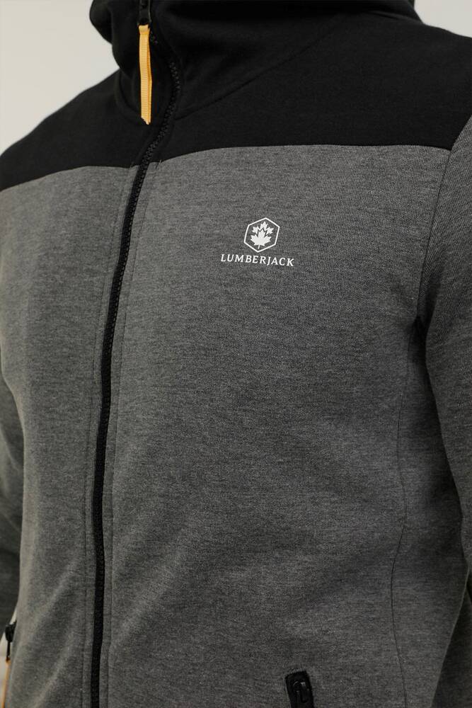 Erkek Denver Clrbl Full Zıp Sweat 101176351 Gri 