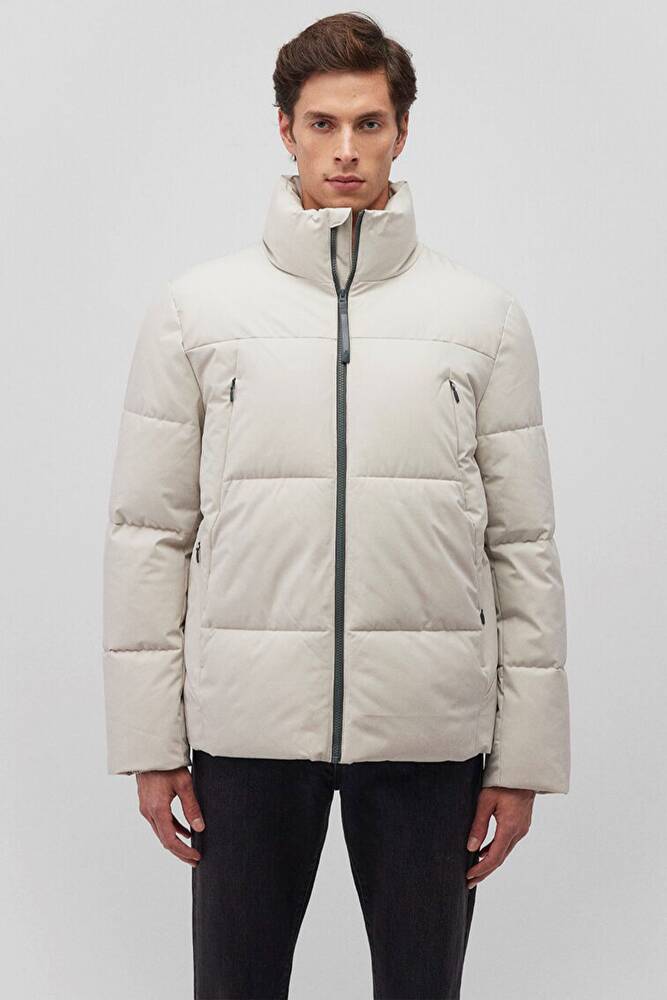 Erkek Dik Yaka Ceket 0110462-70144 Bej 