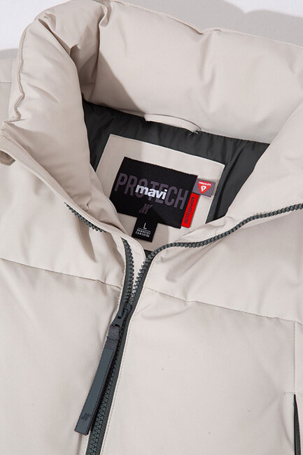 Erkek Dik Yaka Ceket 0110462-70144 Bej - Thumbnail