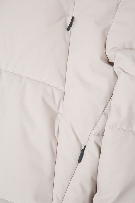 Erkek Dik Yaka Ceket 0110462-70144 Bej - Thumbnail