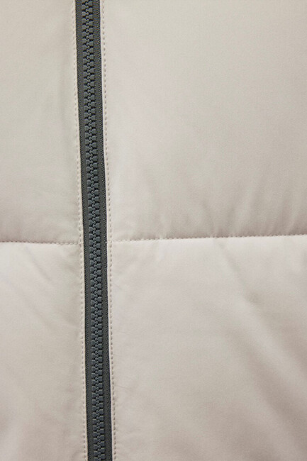 Erkek Dik Yaka Ceket 0110462-70144 Bej - Thumbnail