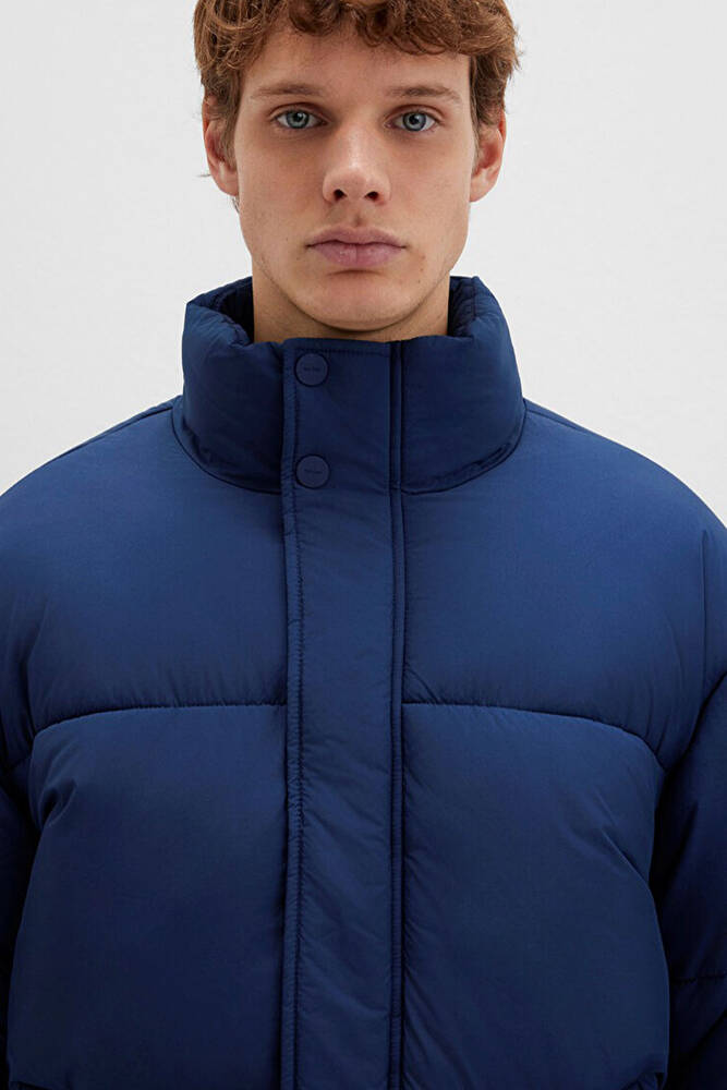 Erkek Dik Yaka Ceket 0110609-89353 Lacivert 