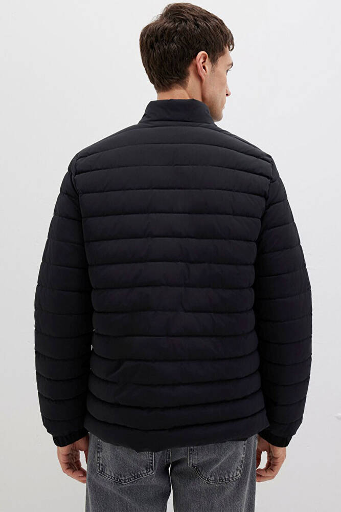 Erkek Dik Yaka Ceket 0110618-71379 Siyah 