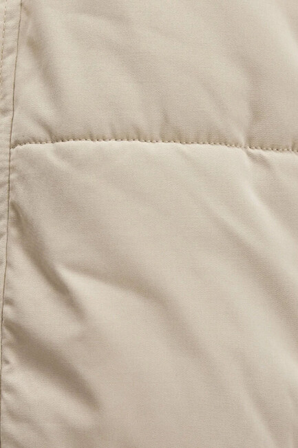 Erkek Dik Yaka Mont 0110470-86559 Bej - Thumbnail