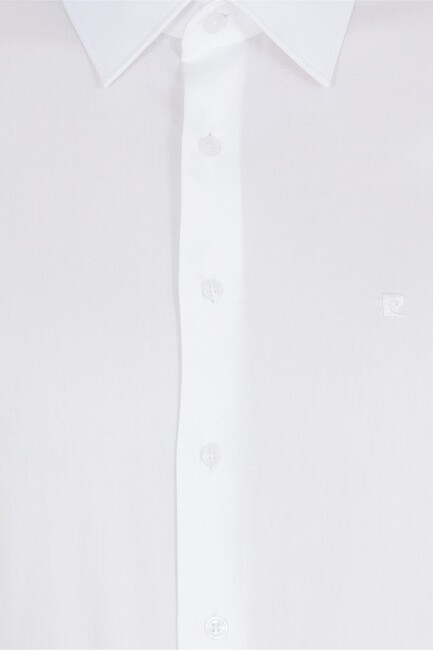 Erkek Dokuma Gömlek 000-1619797 Beyaz - Thumbnail