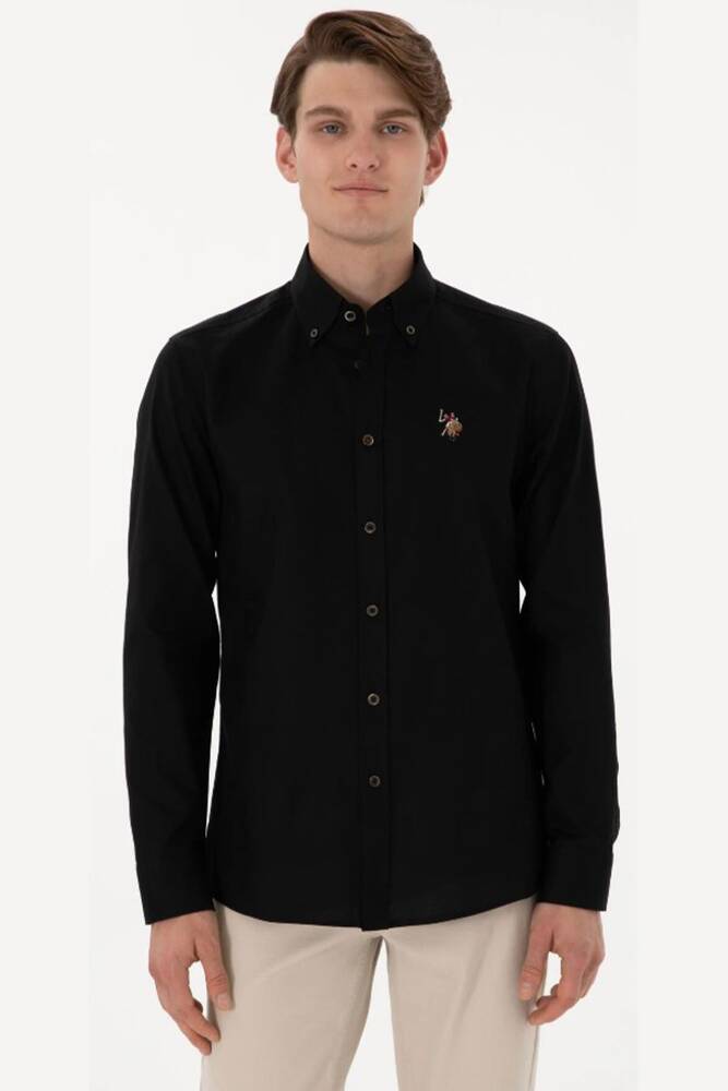 Erkek Dokuma Gömlek 000-2082904 Siyah 