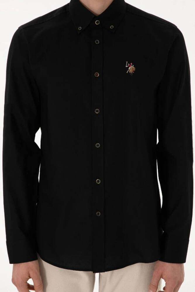 Erkek Dokuma Gömlek 000-2082904 Siyah 