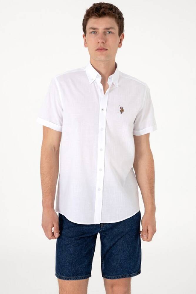 Erkek Dokuma Gömlek 000-2083854 Beyaz 