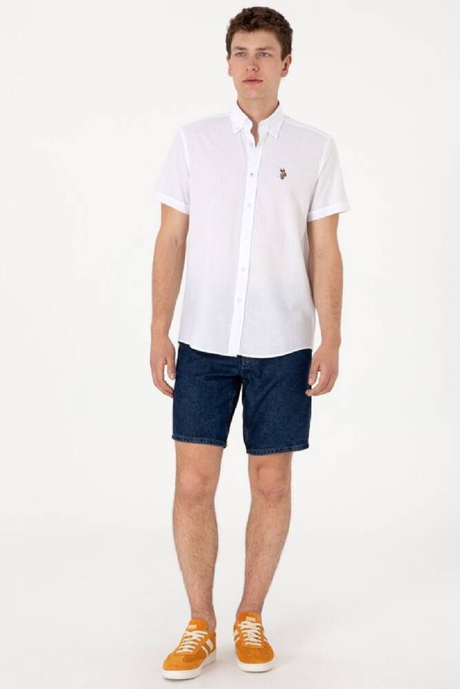 Erkek Dokuma Gömlek 000-2083854 Beyaz 