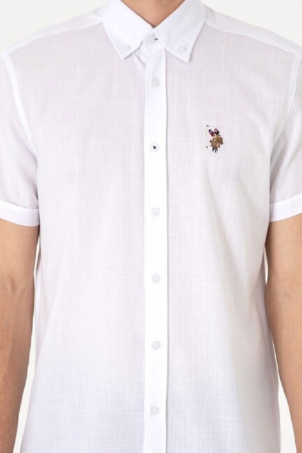 Erkek Dokuma Gömlek 000-2083854 Beyaz - Thumbnail