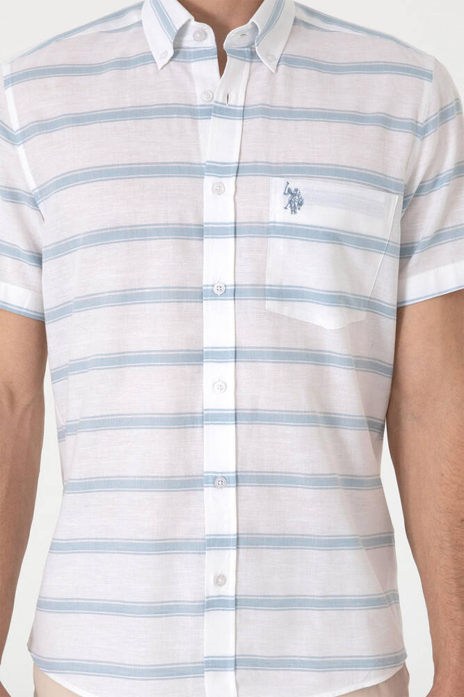 Erkek Dokuma Gömlek 000-2106624 Mavi 