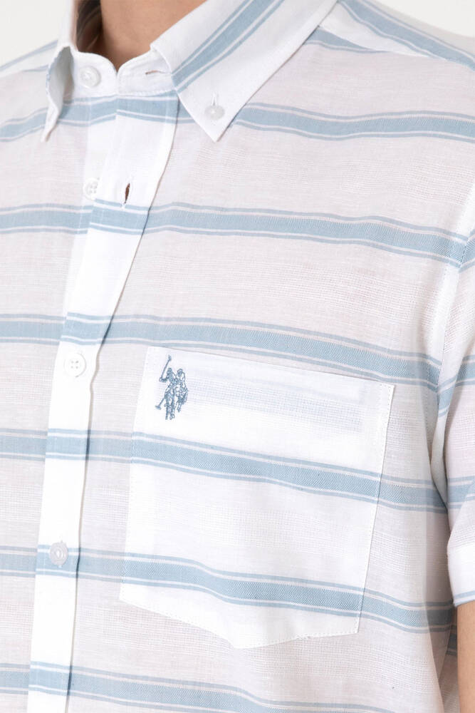 Erkek Dokuma Gömlek 000-2106624 Mavi 