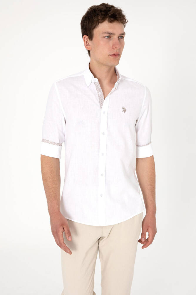 Erkek Dokuma Gömlek 000-2106636 Beyaz 