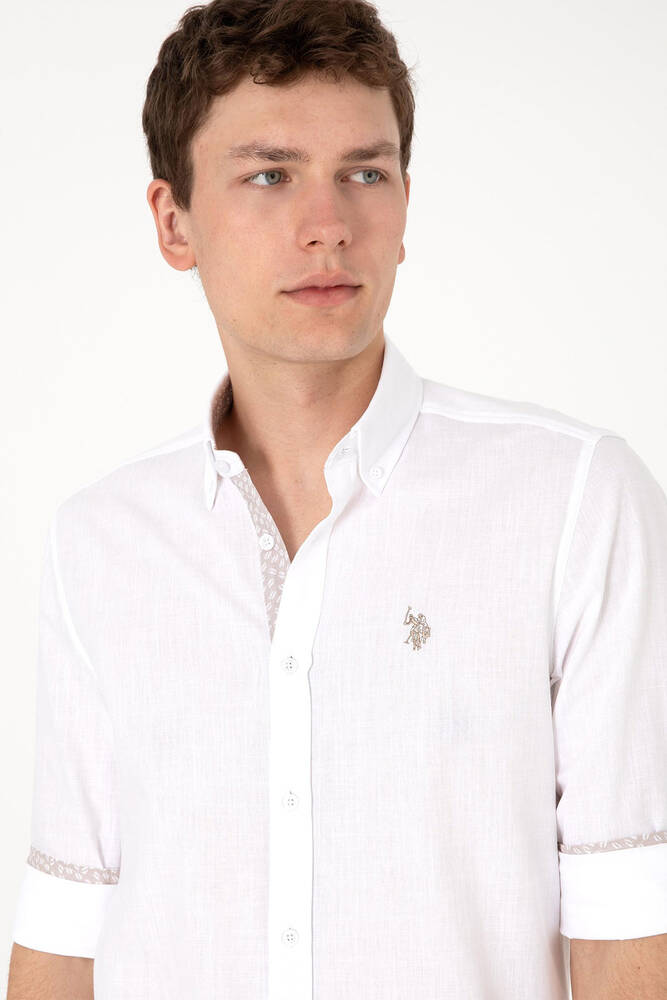 Erkek Dokuma Gömlek 000-2106636 Beyaz 