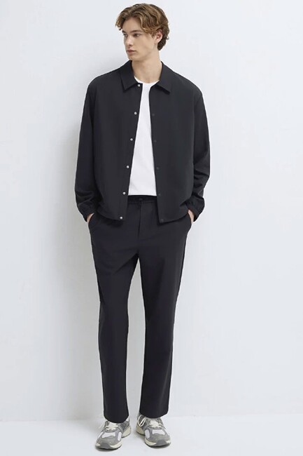 Erkek Dokuma Pantolon 0010544-71379 Siyah (1)