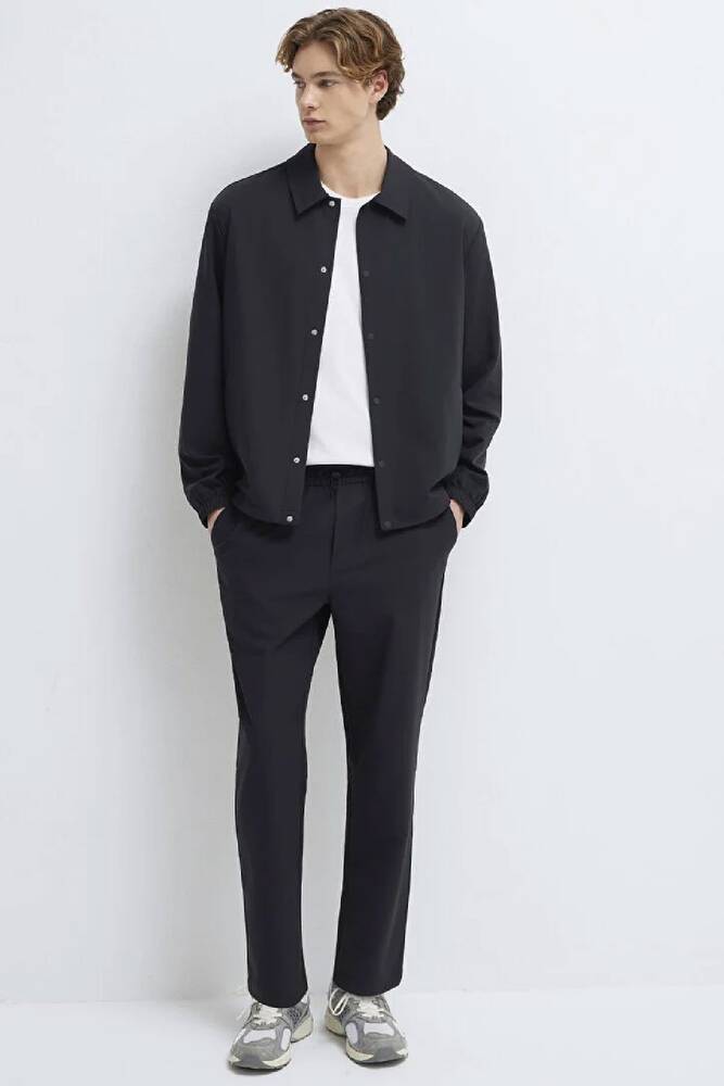 Erkek Dokuma Pantolon 0010544-71379 Siyah 