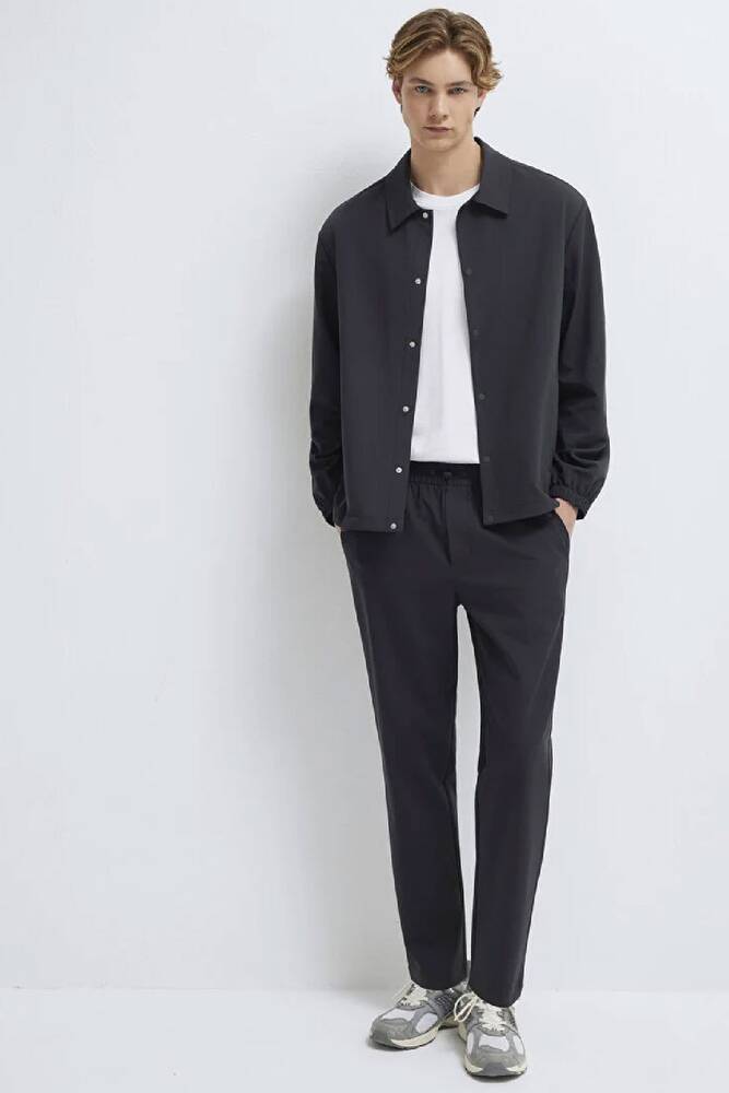 Erkek Dokuma Pantolon 0010544-71379 Siyah 