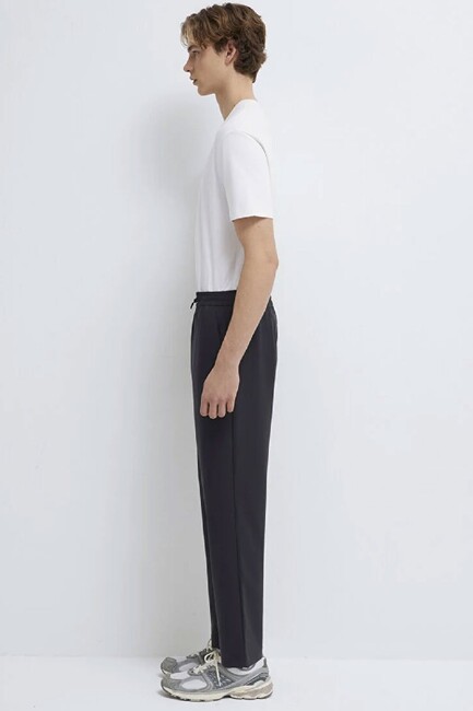 Erkek Dokuma Pantolon 0010544-71379 Siyah - Thumbnail