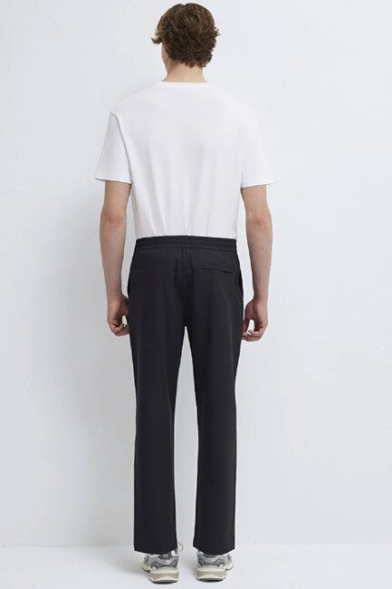 Erkek Dokuma Pantolon 0010544-71379 Siyah - Thumbnail