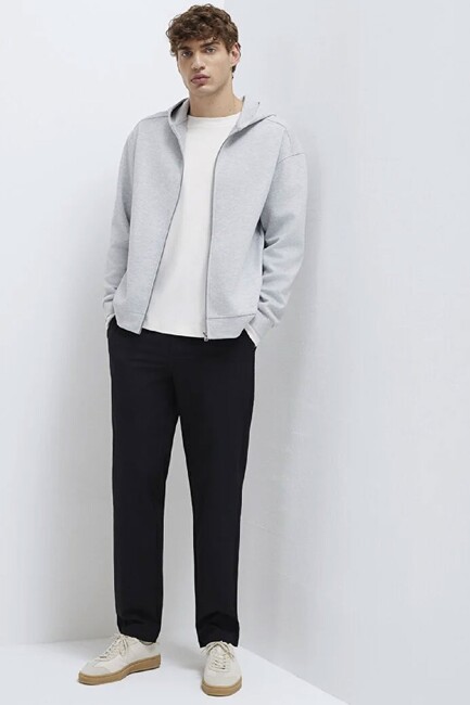 Erkek Dokuma Pantolon 0010545-71379 Siyah (1)