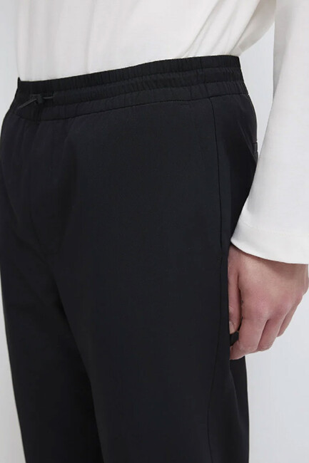 Erkek Dokuma Pantolon 0010545-71379 Siyah - Thumbnail