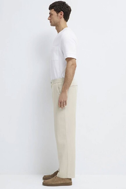 Erkek Dokuma Pantolon 0010557-70144 Bej - Thumbnail