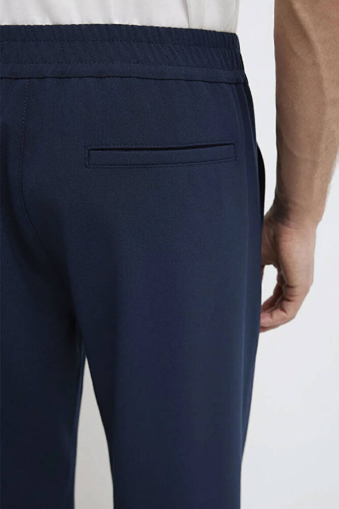 Erkek Dokuma Pantolon 0010559-86623 Lacivert 