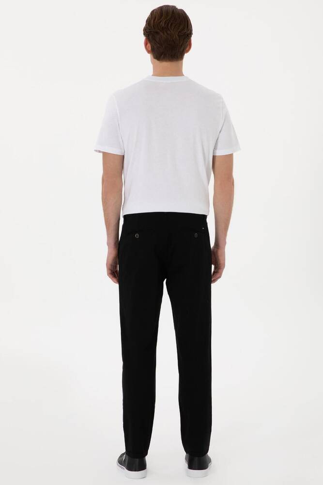 Erkek Dokuma Spor Pantolon 000-2106184 Siyah 