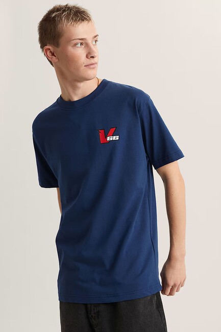 Erkek Drıft Classıc Tişört VN000VXUFOB1 Lacivert (1)