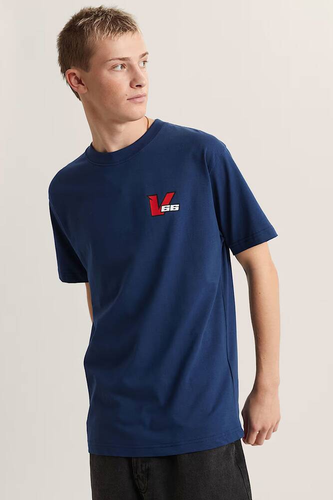 Erkek Drıft Classıc Tişört VN000VXUFOB1 Lacivert 