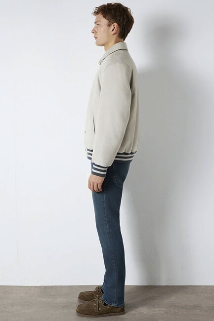 Erkek Düğmeli Ceket 0110767-70075 Gri - Thumbnail