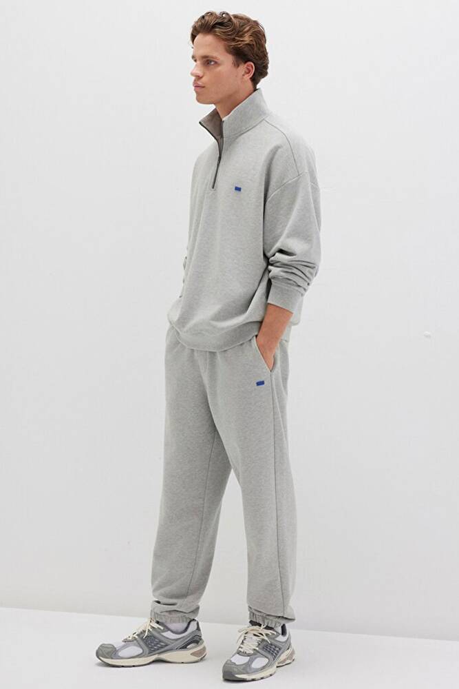 Erkek Eşofman Altı 0010505-80018 Gri 