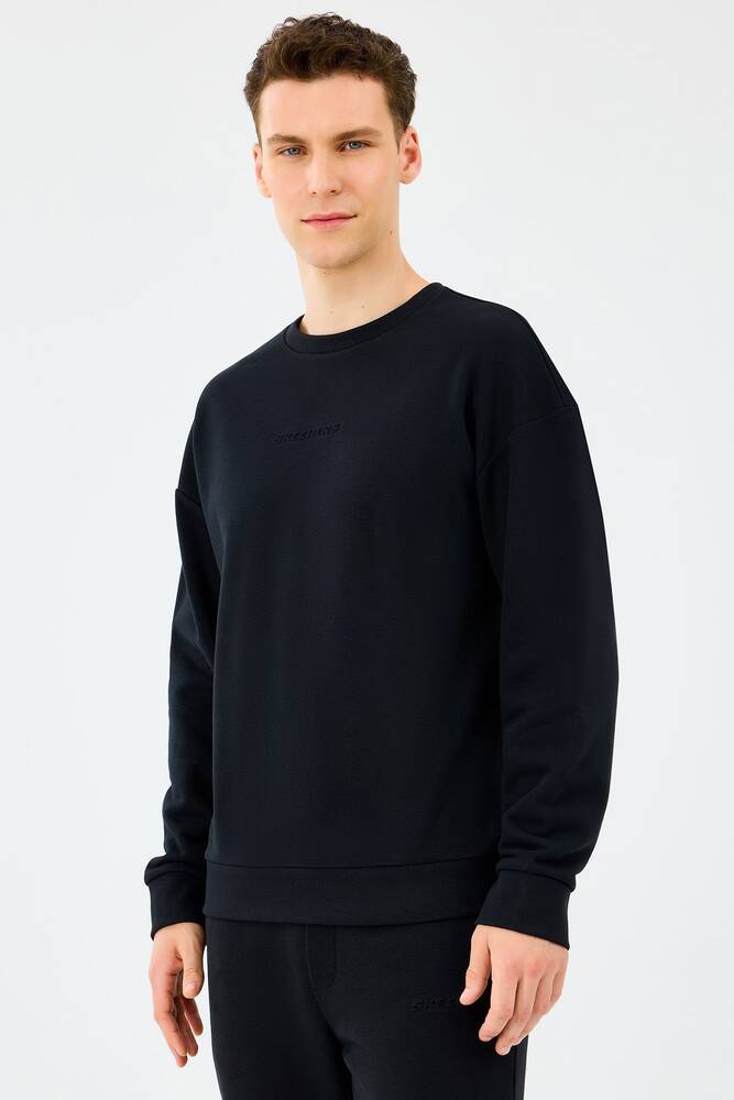 Erkek Ess Crewneck Sweat S2610015-3817 Siyah 
