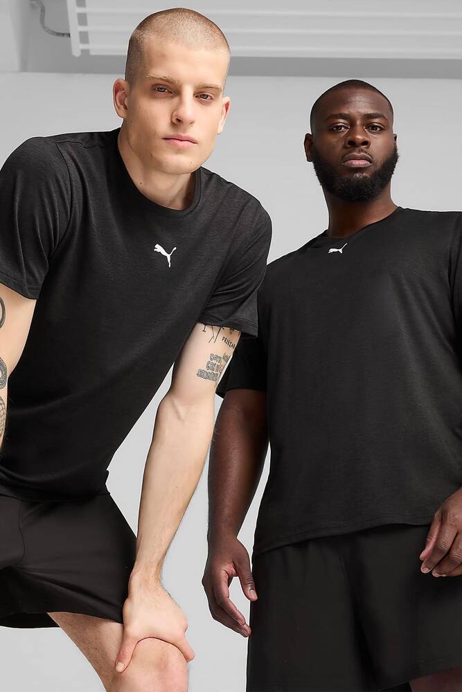 Erkek Ess Heather Tişört 525920-01 Siyah 