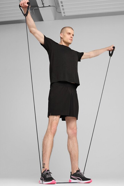 Erkek Ess Heather Tişört 525920-01 Siyah (3)